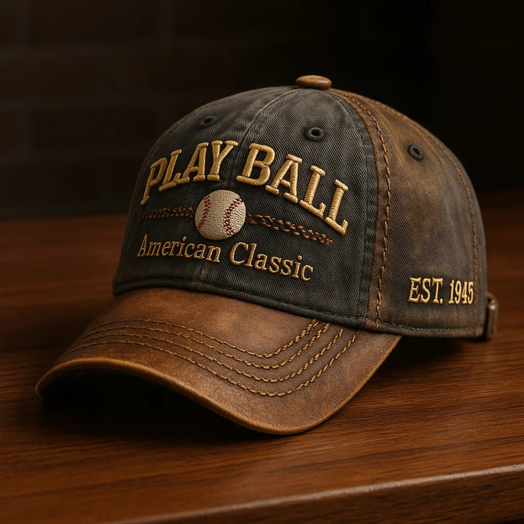 American Classic Embroidery Baseball Cap Patriotic Vintage Hat Best Gift For Dad Grandpa
