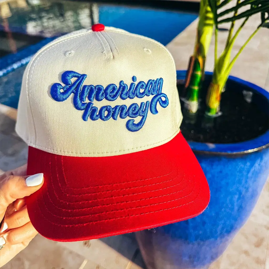 American Honey Hat Embroidered Gift Ideas For Boyfriend -WearandDecor