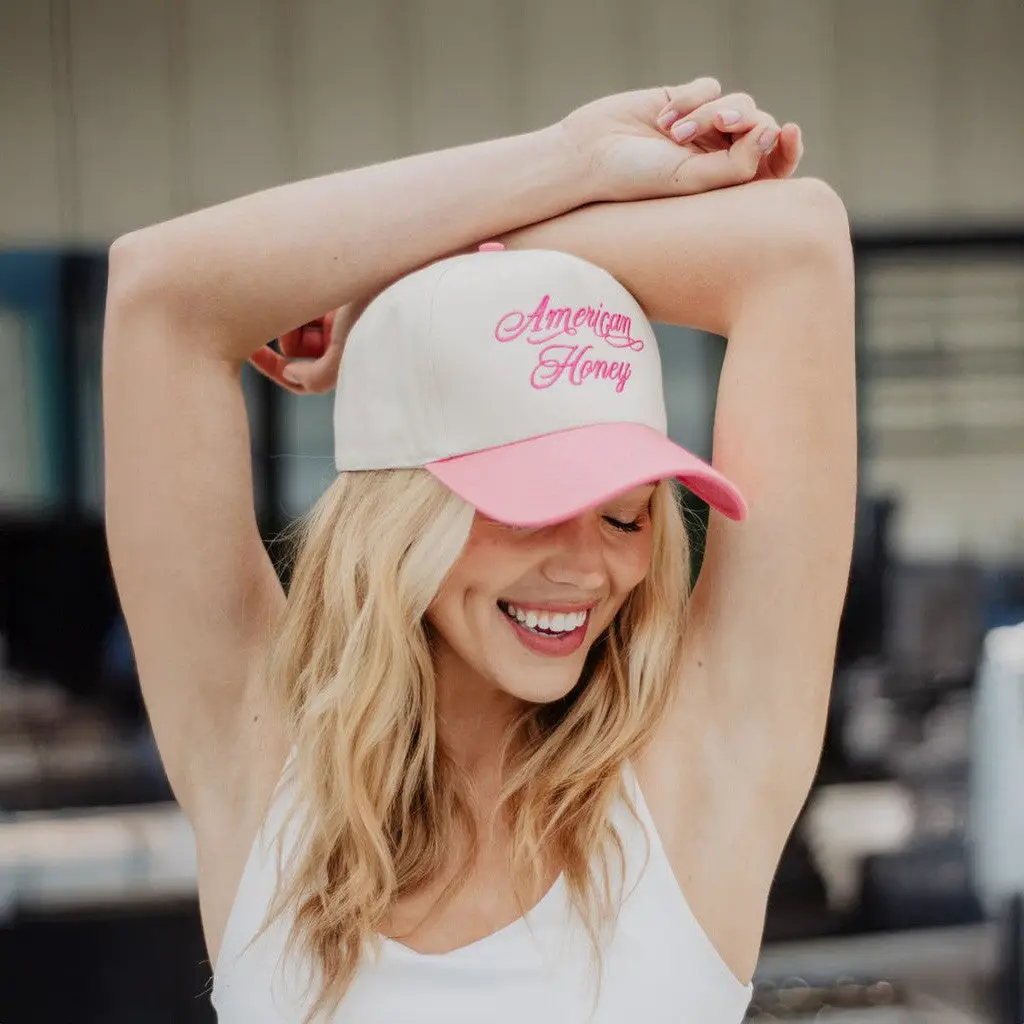American Honey Hat Embroidered Great Gifts For Girlfriend -WearandDecor