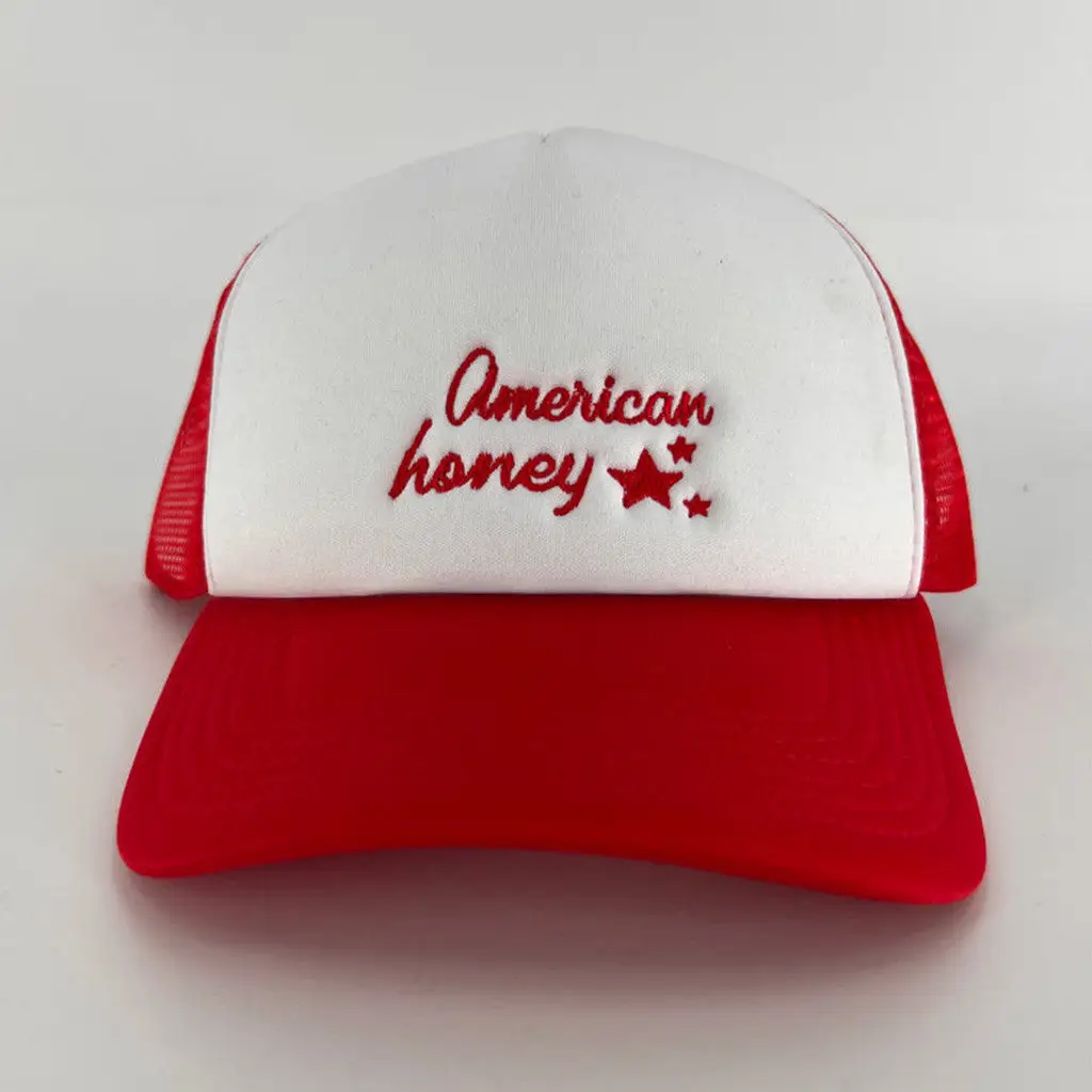 American Honey Hat Trucker Hat Gifts For Husband -WearandDecor