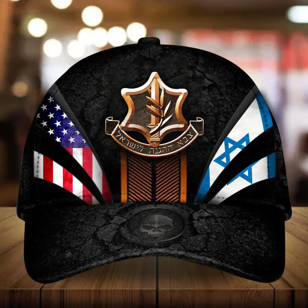 American I Stand With Israel Hat IDF Hat Israeli Army Cap For Supporters American I Stand With Israel Hat IDF Hat Israeli Army Cap For Supporters - Image 1