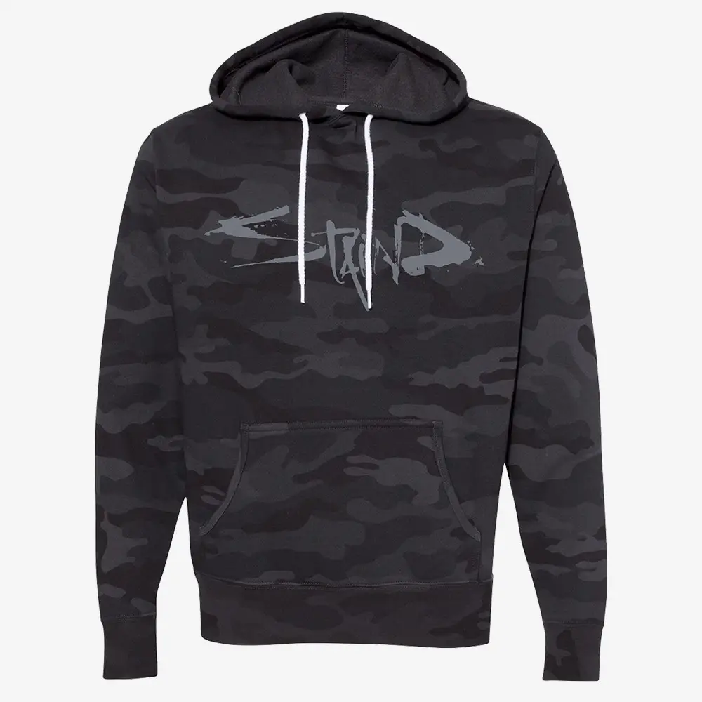 American Rock Band Staind Camo Hoodie Staind Apparel Unique Gift For Rock Music Enthusiast