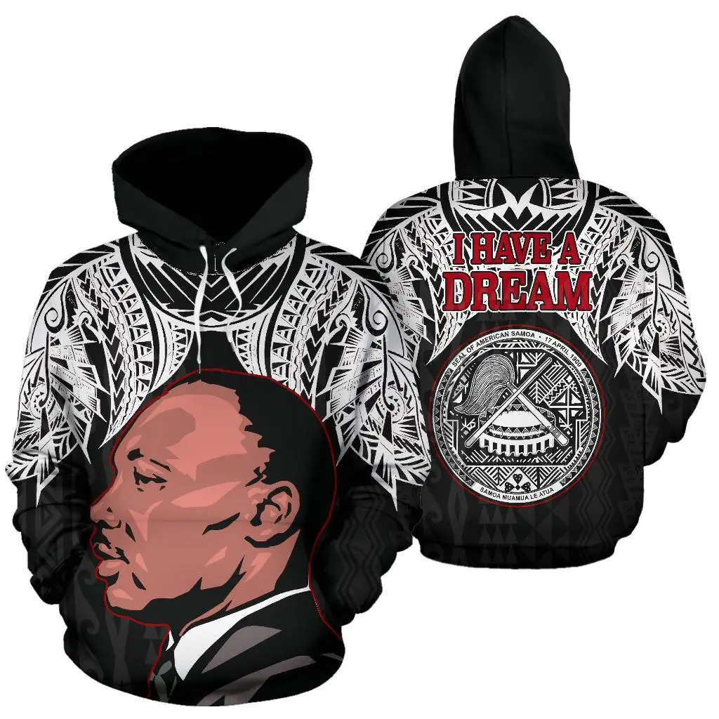 American Samoa MLK Day Hoodie Martin Luther King Jr. Apparel Unique Gift For Him American Samoa MLK Day Hoodie Martin Luther King Jr. Apparel Unique Gift For Him - Image 1