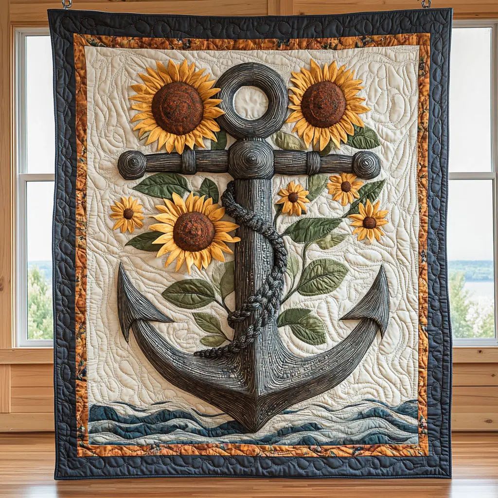 Anchor Of Sun Quilt Premium Quilt Blanket Gift for Cozy Winter Nights
