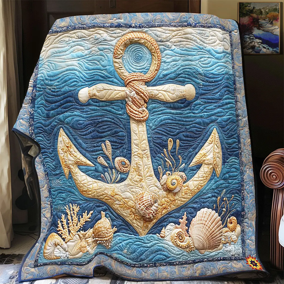 Anchor Quilt Blanket Proud Navy Veteran Ideas For Patriots