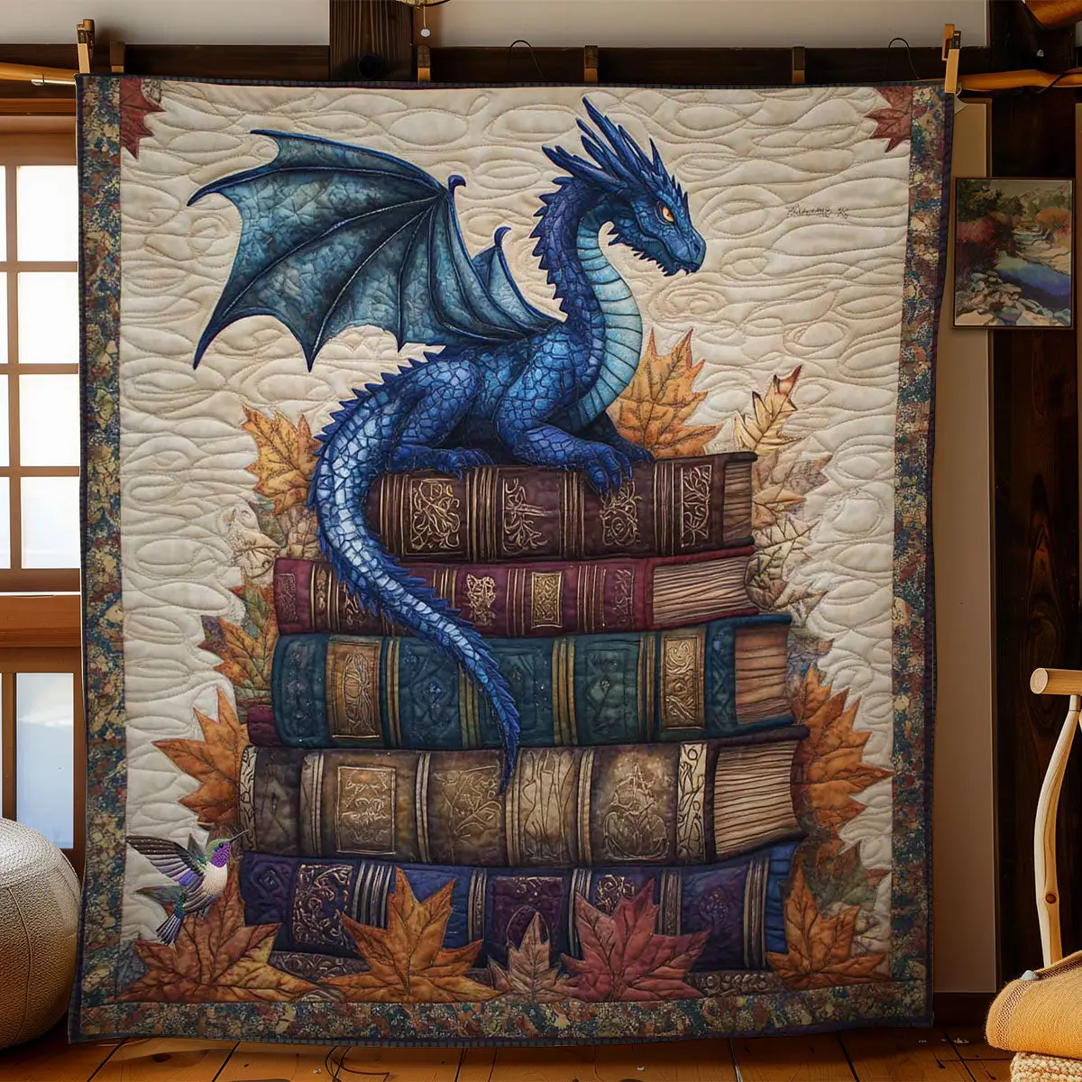 Ancient Dragon Tales Quilt Blanket Pyramids Egypt Themed Gifts For Camel Lovers