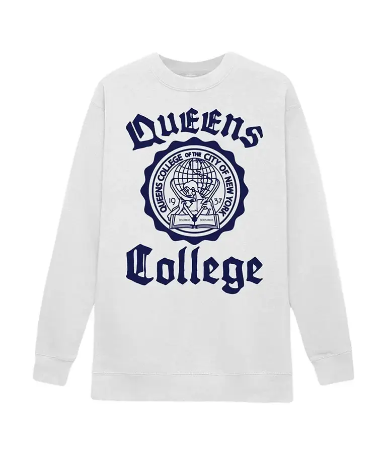 And Just Like That Carrie Bradshaw Queens College Sweatshirt And Just Like That Merch Fan Gifts