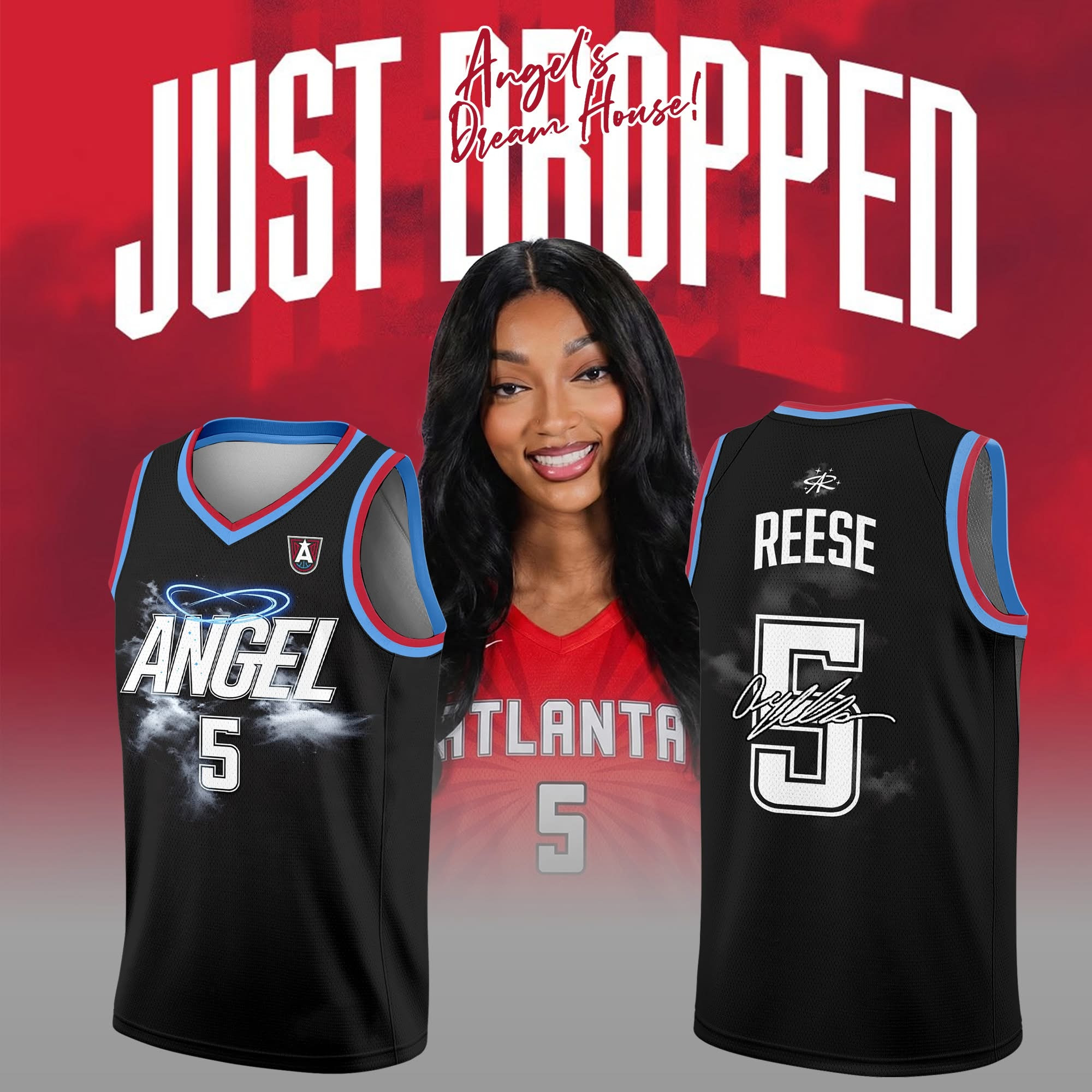 Angel Reese Atlanta Dream Jersey Just Dropped WNBA Merch Gift for Women