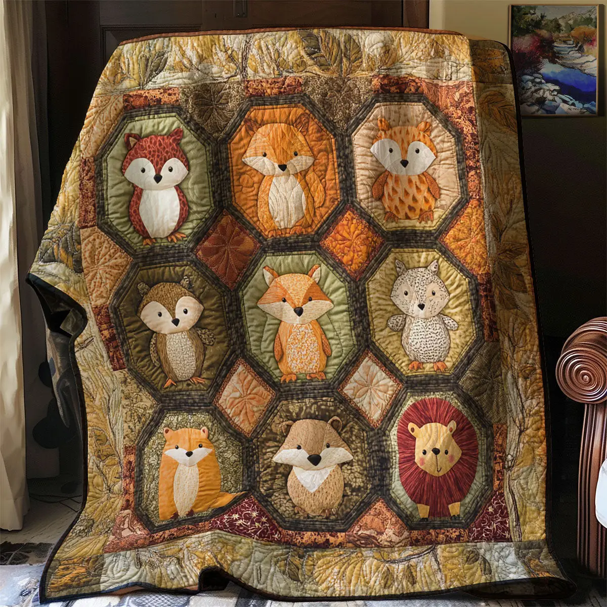 Animal Quilt Blanket Christmas Holiday Cute Gift Ideas For Animals Lovers