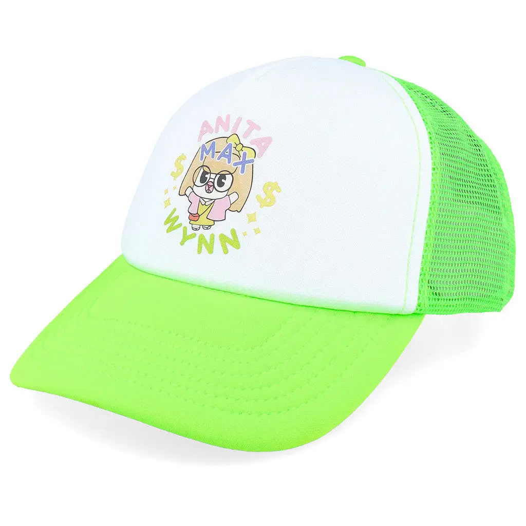 Anita Max Wynn Hat Drake Merch Neon And White Trucker Hat Cute Gifts For Wife -WearandDecor