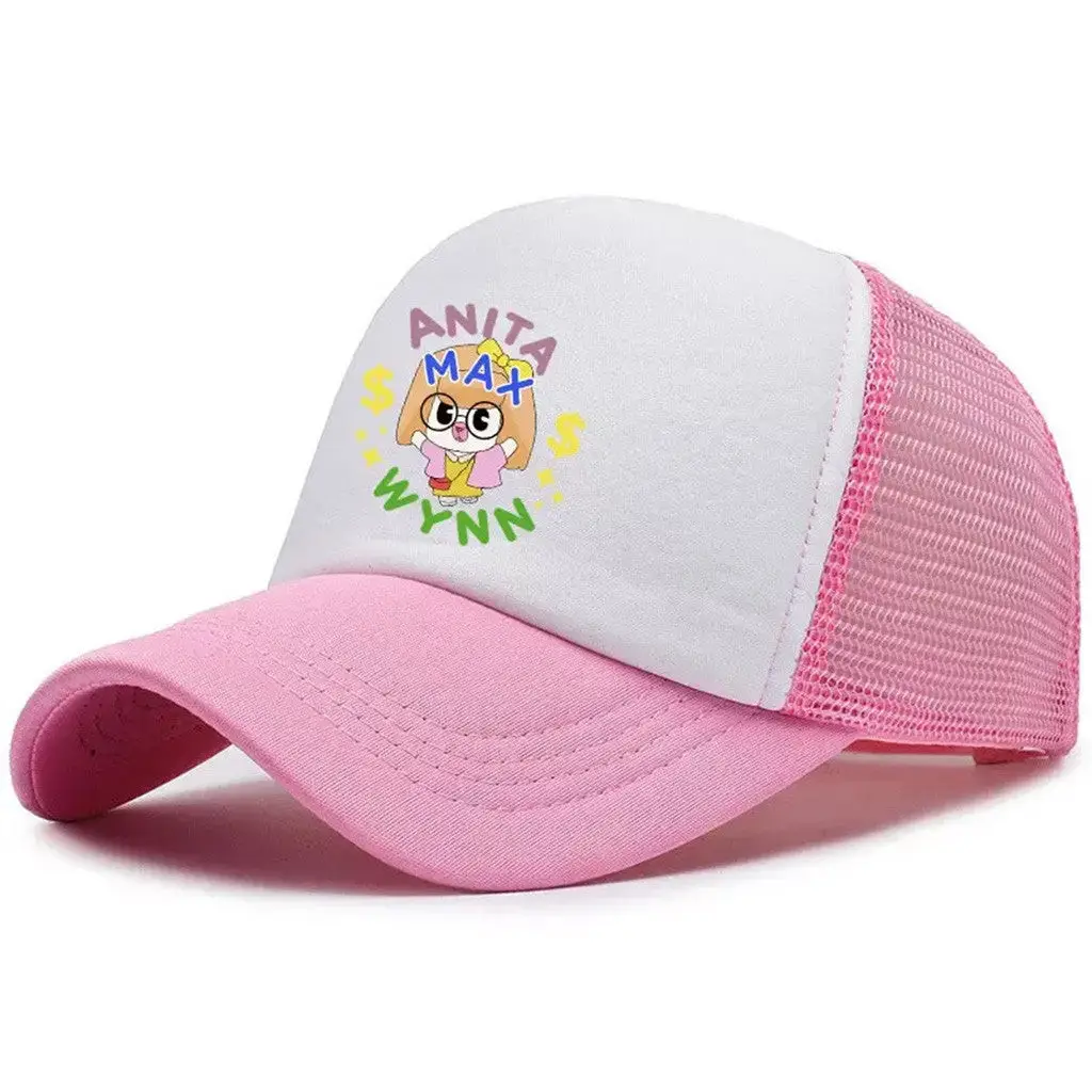 Anita Max Wynn Hat Drake Merch Pink And White Trucker Hat Cute Gifts For Her -WearandDecor