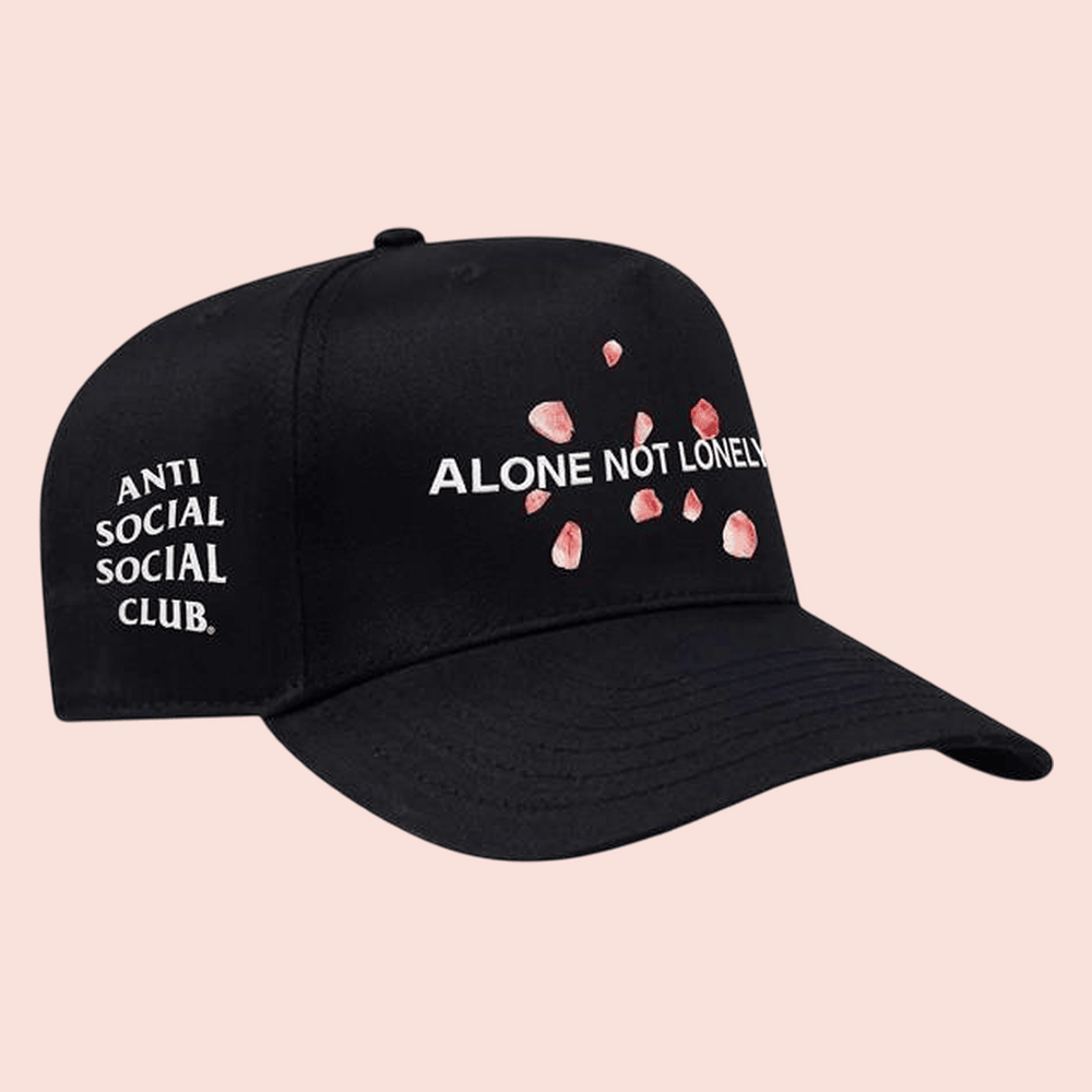 Anti Social Social Club Merch Assc Alone Not Lonely 5 Panel Cap Gift For Fashion Lover