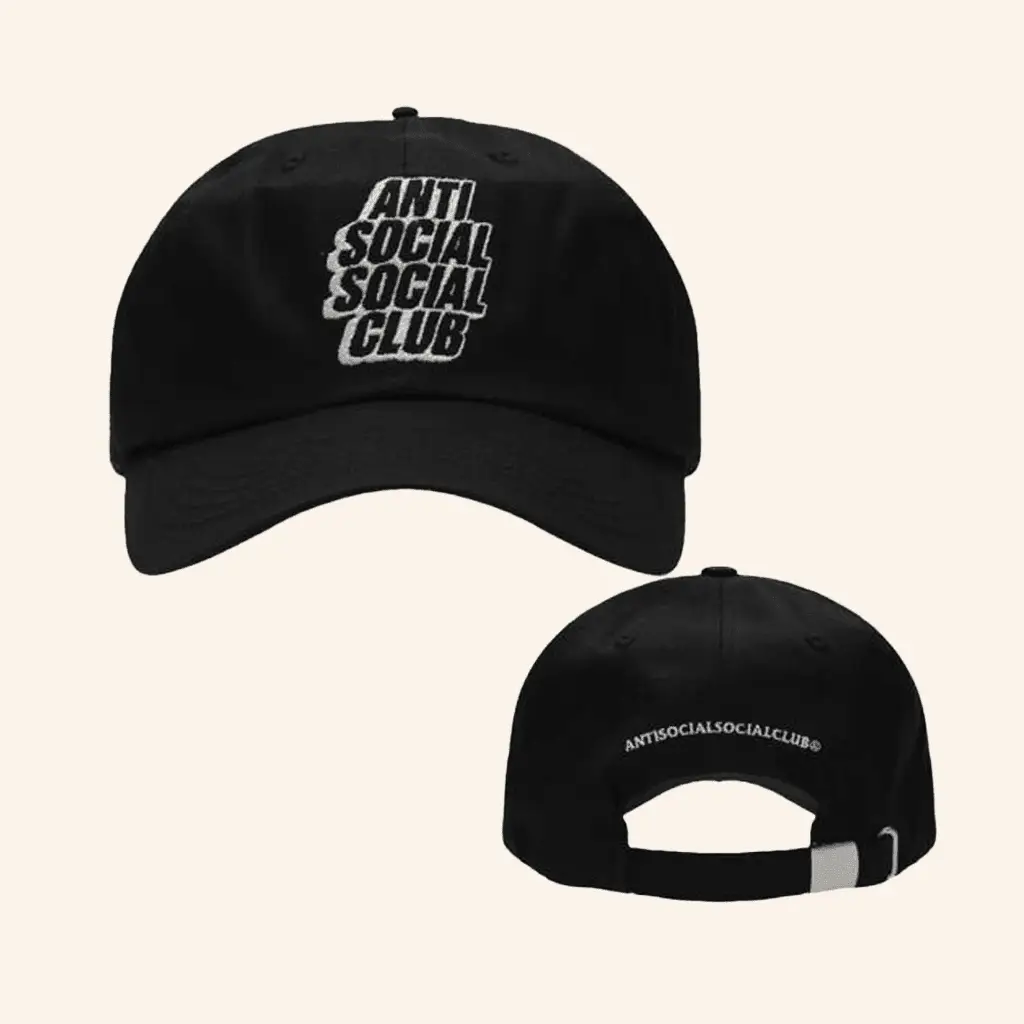 Anti Social Social Club Merch ASSC Embroidered Hat Gifts For Him -WearandDecor