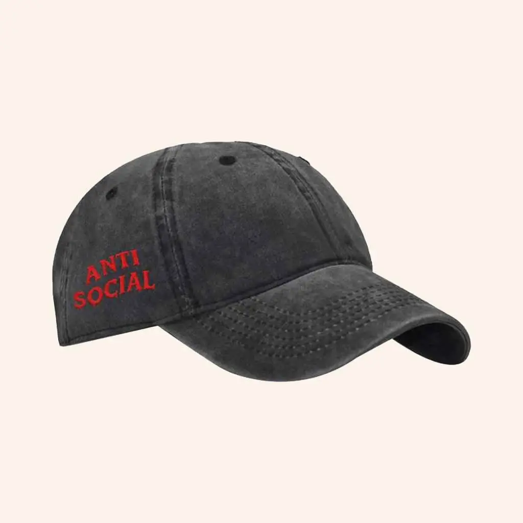 Anti Social Social Club Merch ASSC Game Killer Embroidered Hat Christmas Gift Ideas -WearandDecor