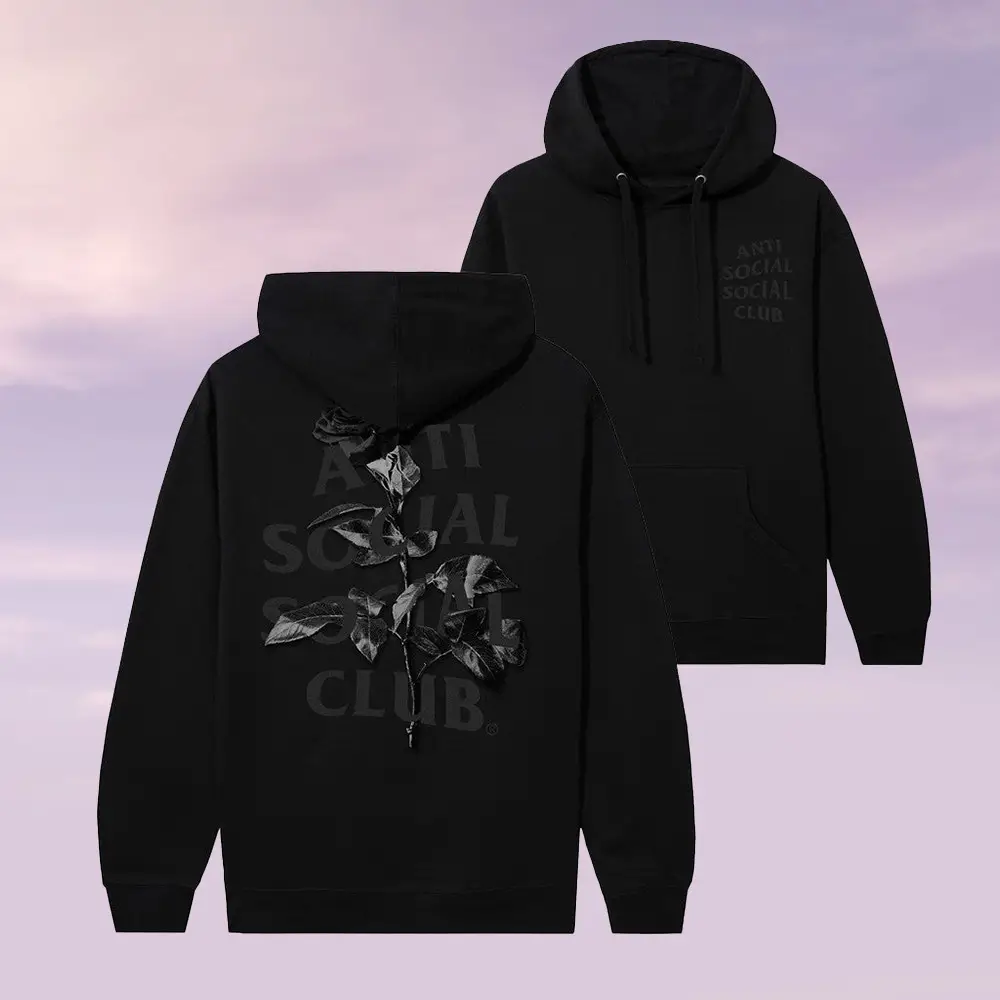 Anti Social Social Club Merch ASSC Hell O Rose Hoodie Christmas Gifts For Father's