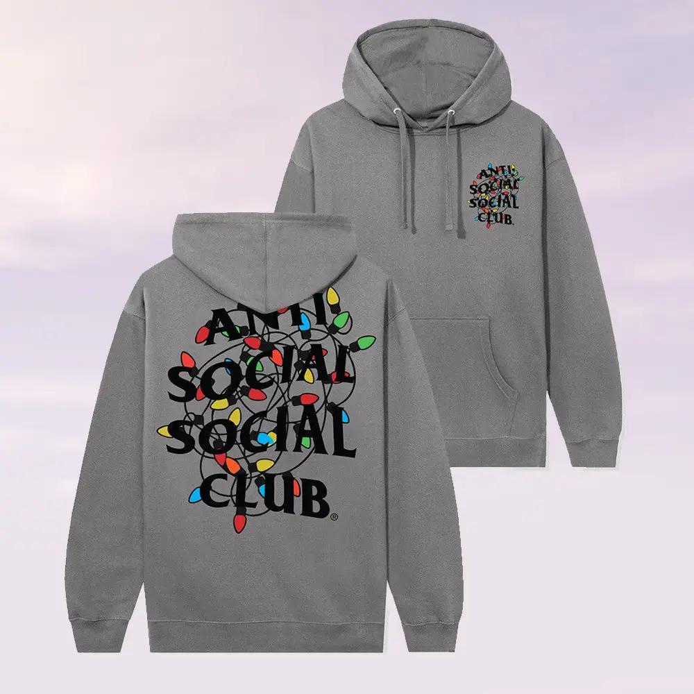 Anti Social Social Club Merch ASSC Tangled AF Hoodie Christmas Present Ideas For Dad