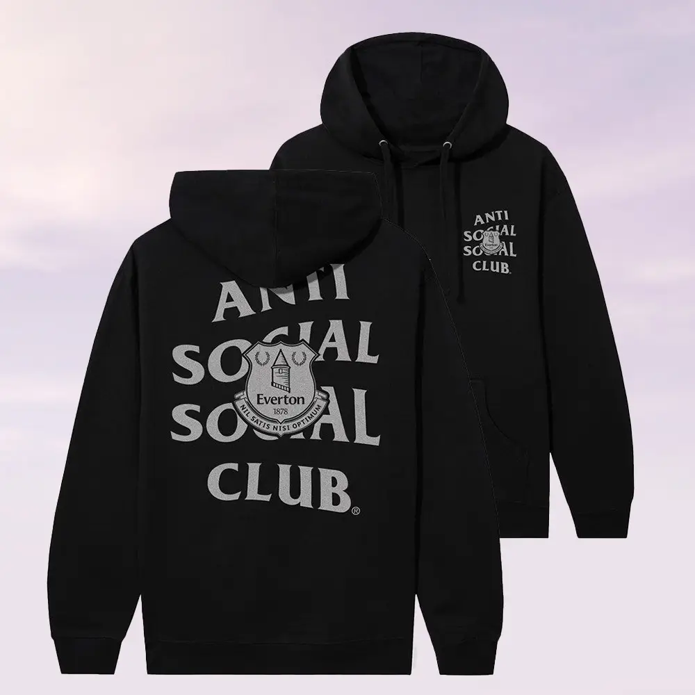 Anti Social Social Club Merch ASSC X Everton FC Blues Hoodie Gifts For Daughter