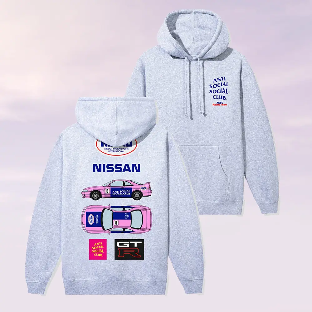 Anti Social Social Club Merch ASSC X Nissan Hoodie Xmas Gifts For Boyfriend