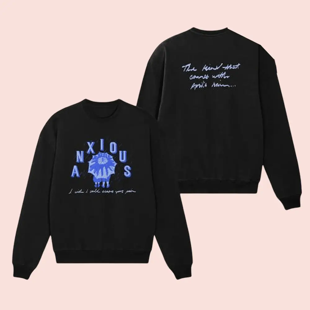 Anxious Merch I Wish I Could Erase Your Pain Sweatshirt Gift For Boyfriend Anxious Merch I Wish I Could Erase Your Pain Sweatshirt Gift For Boyfriend - Image 1