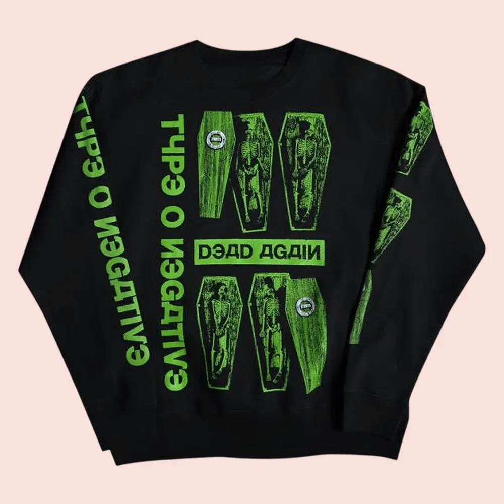 Any Means Necessary Merch Dead Again Crewneck Sweatshirt Gifts For Boyfriend