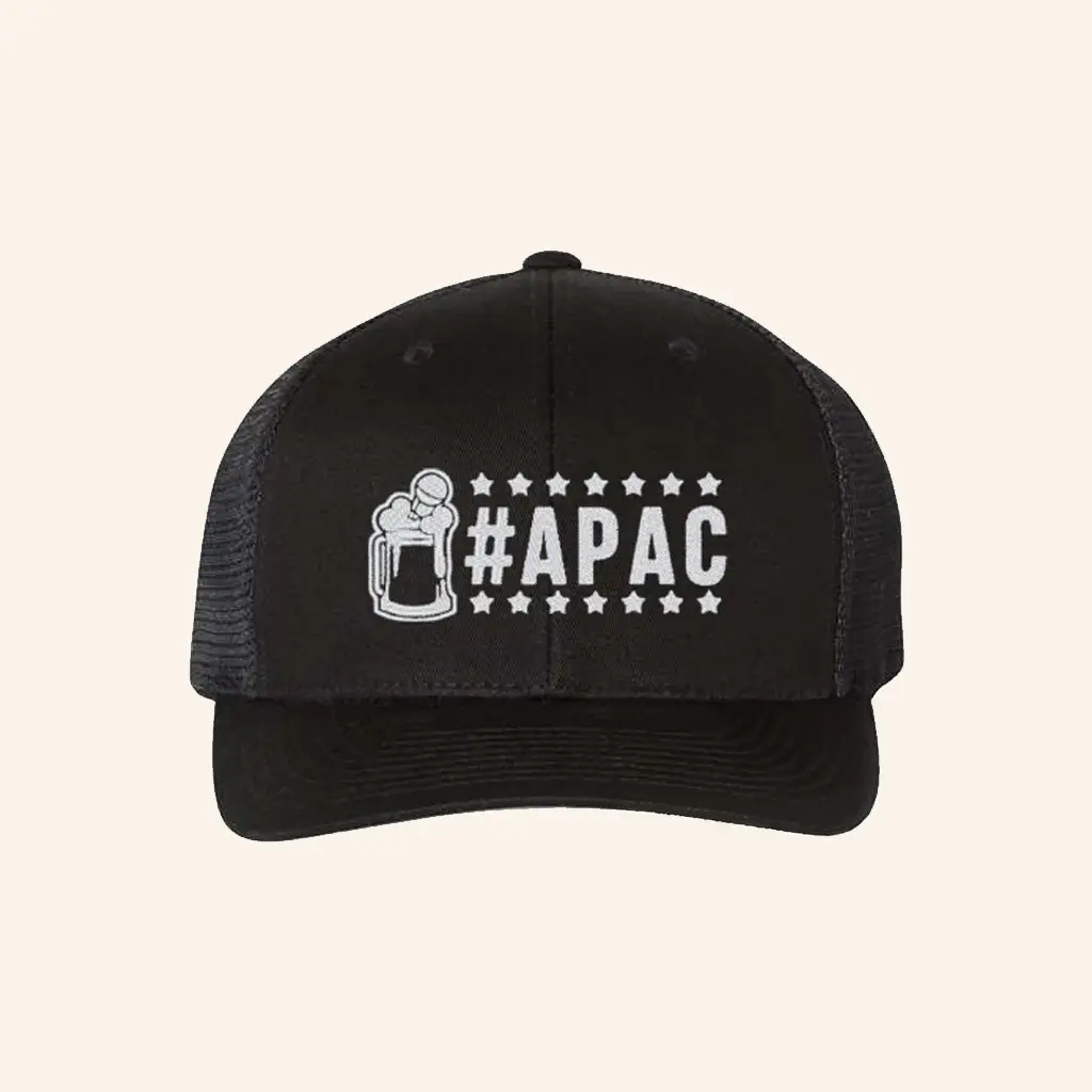 APAC Trucker Hat Drinkin Bros Merch Unique Birthday Gift For Husband - WearandDecor