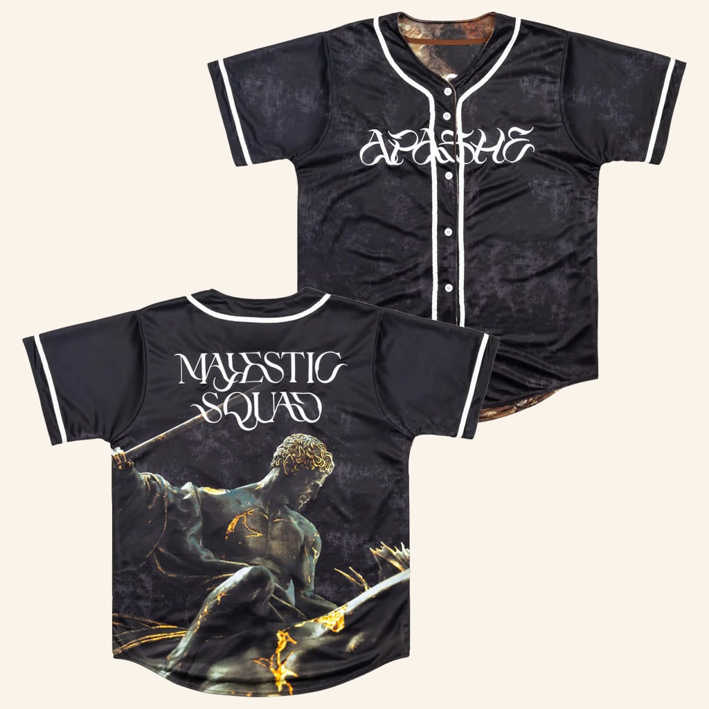 Apashe Merch Majestic Squad Reversible Jersey Cool Gifts For Music Lovers -WearandDecor