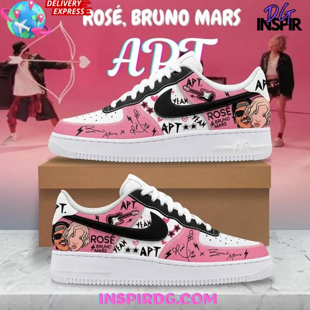 APT Bruno Mars x Rosé Limited Edition Air Force 1