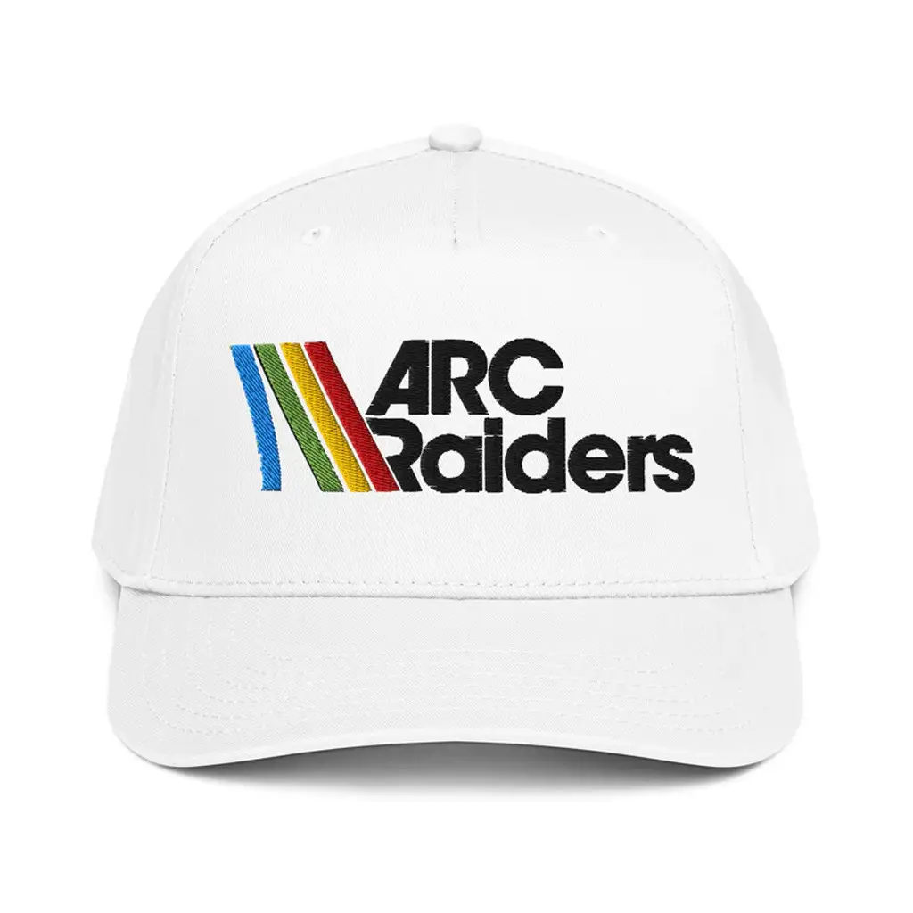 ARC Raiders Merch ARC Raiders Logo White Hat Embroidered Christmas Presents For Him -WearandDecor