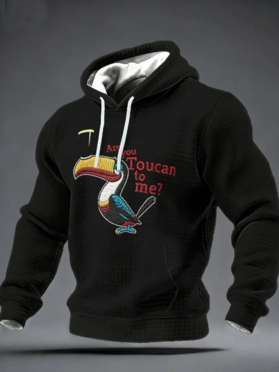 Are You Toucan To Me Hoodie Waffle Guinness Beer Graphic St Patricks Day Shirt Mens