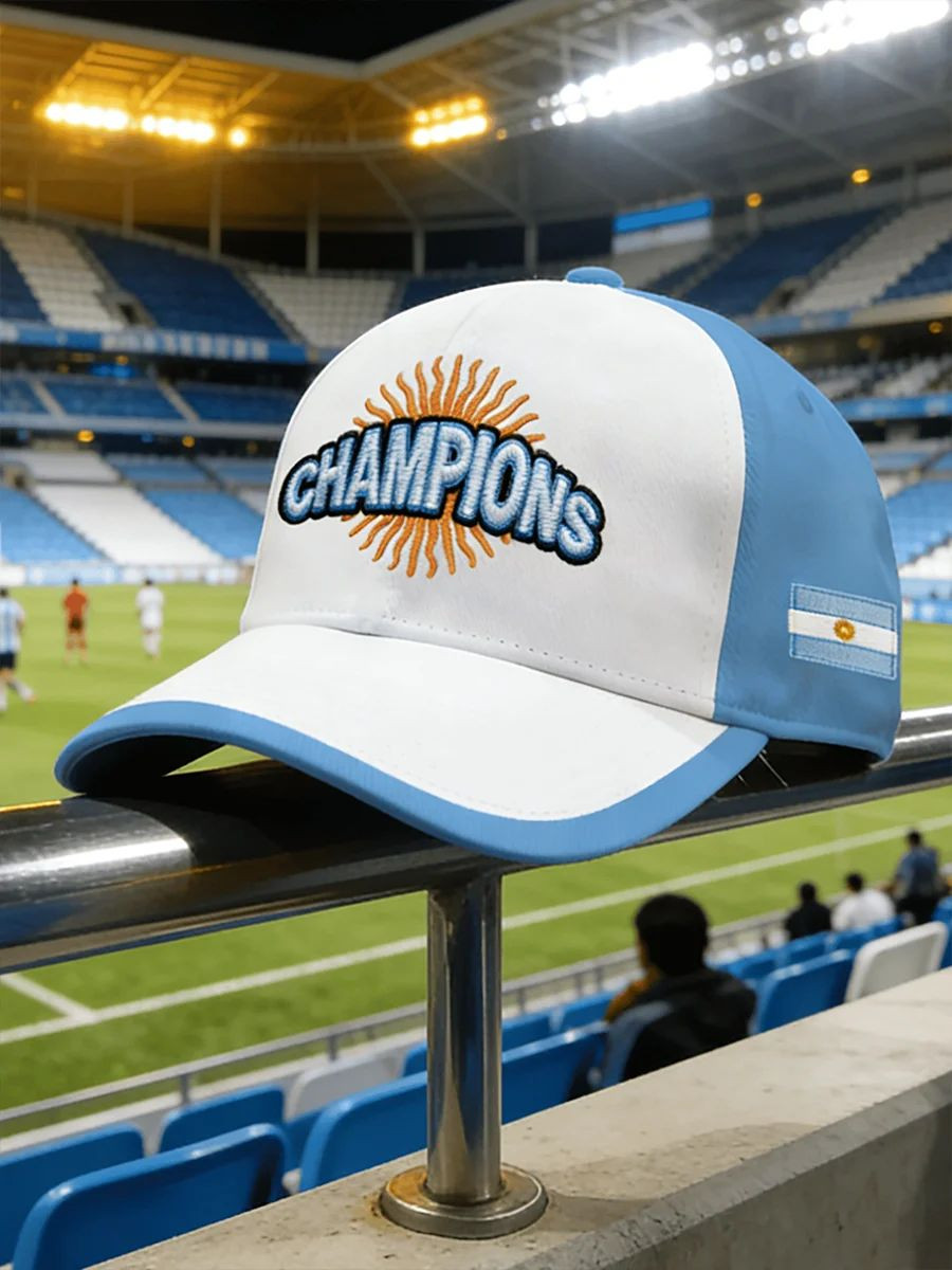Argentine Champion Hat FIFA World Cup 2026 Argentine Flag Ball Cap Gift For Men