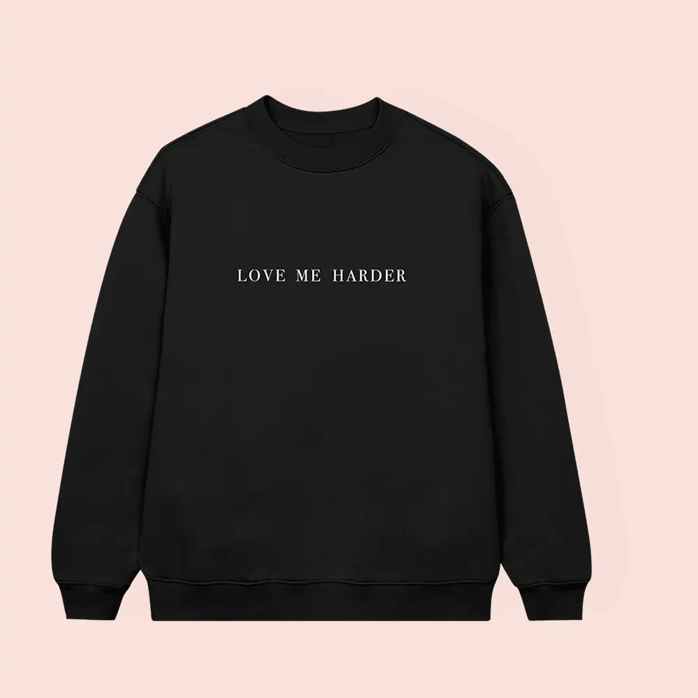 Ariana Grande Merch Love Me Harder Sweatshirt Gifts Ideas For Fans
