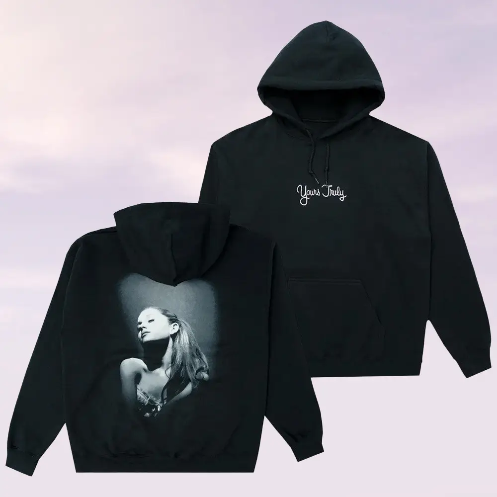 Ariana Grande Merch Yours Truly Cover Hoodie Yours Truly Clothes Cool Gifts For Music Lovers
