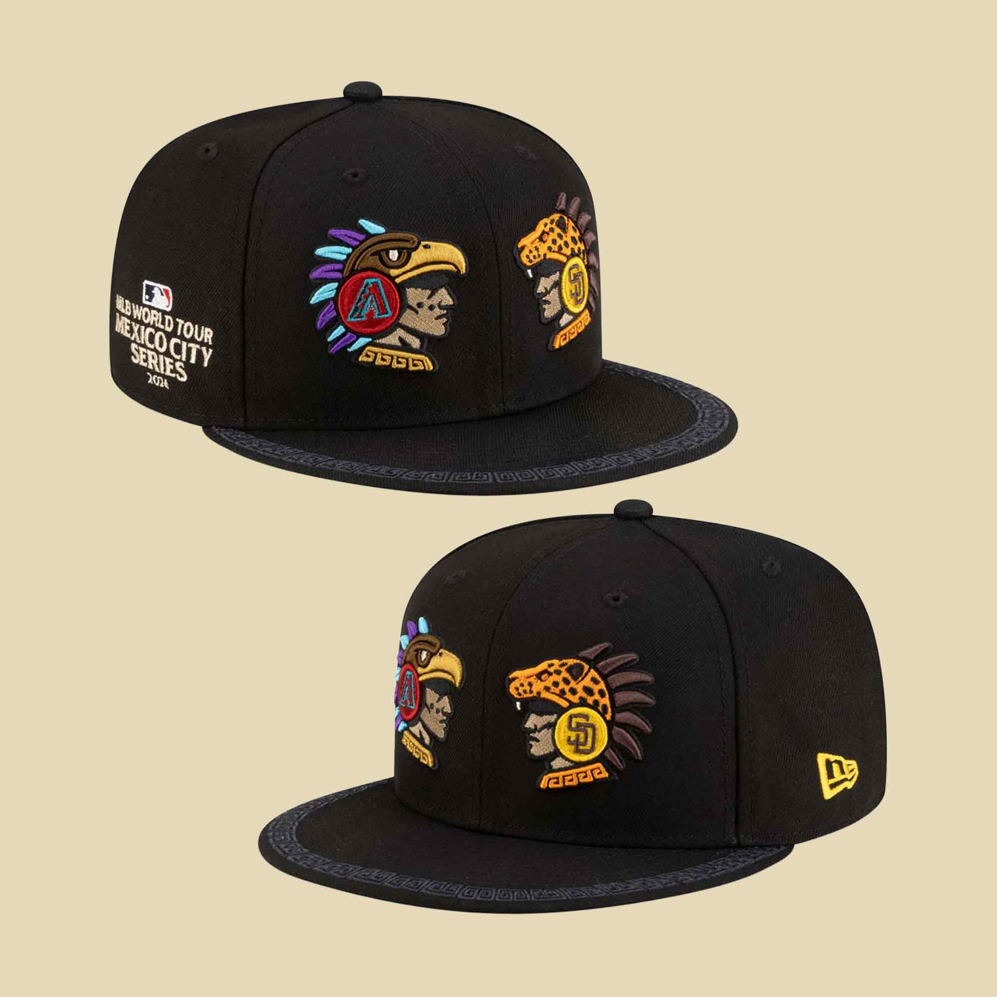 Arizona and San Diego 2026 MLB World Tour Mexico City Series Hat MLB Gear Gift