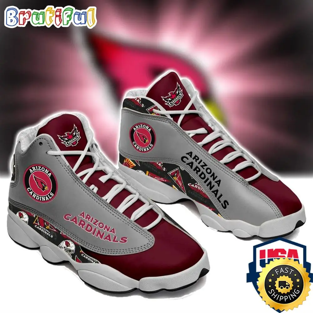 Arizona Cardinals Nfl Ver 1 Air Jordan 13 Sneaker Arizona Cardinals Nfl Ver 1 Air Jordan 13 Sneaker - Image 1