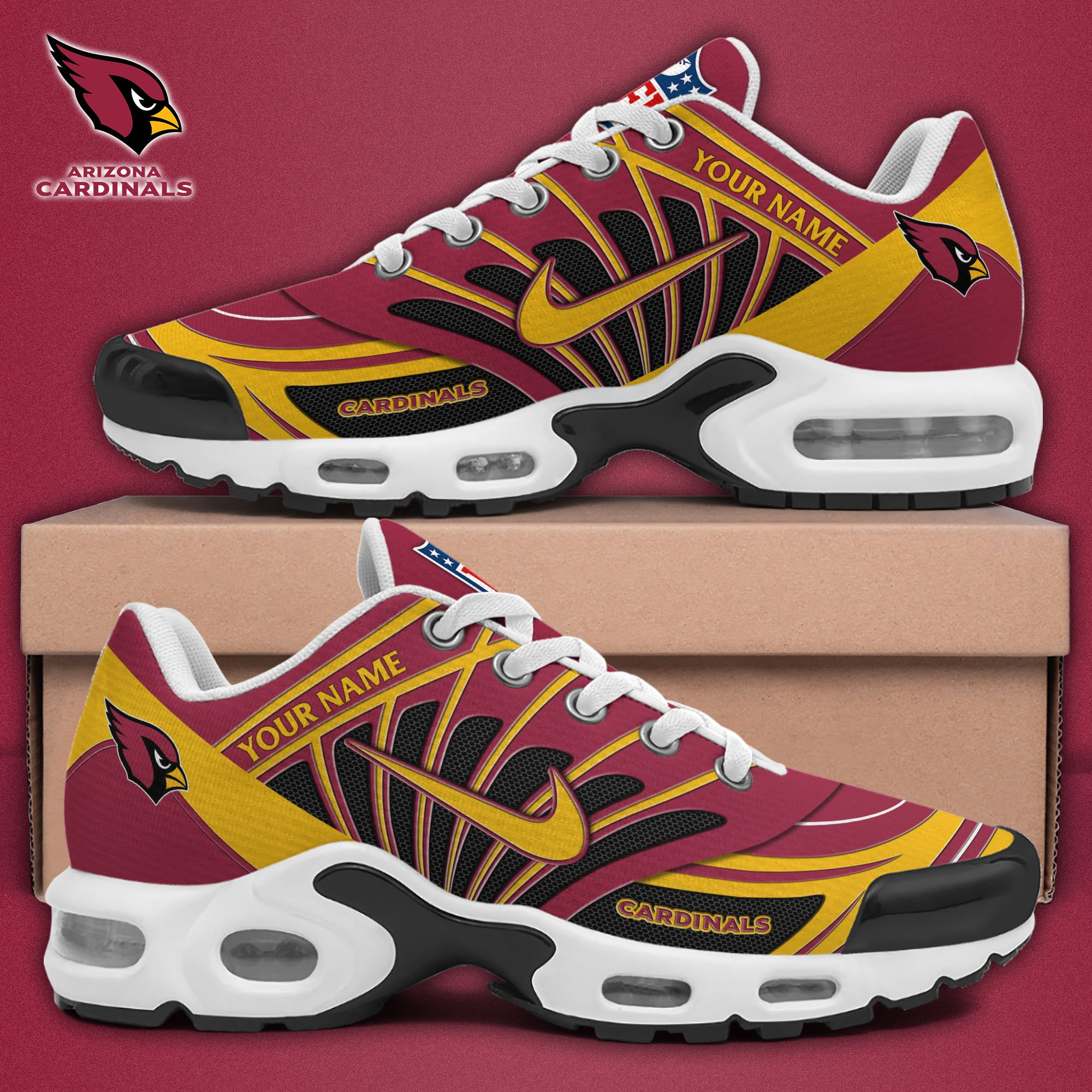 Arizona Cardinals Shoes 2025 Versions Custom Your Name 921 Arizona Cardinals Shoes 2025 Versions Custom Your Name 921 - Image 1