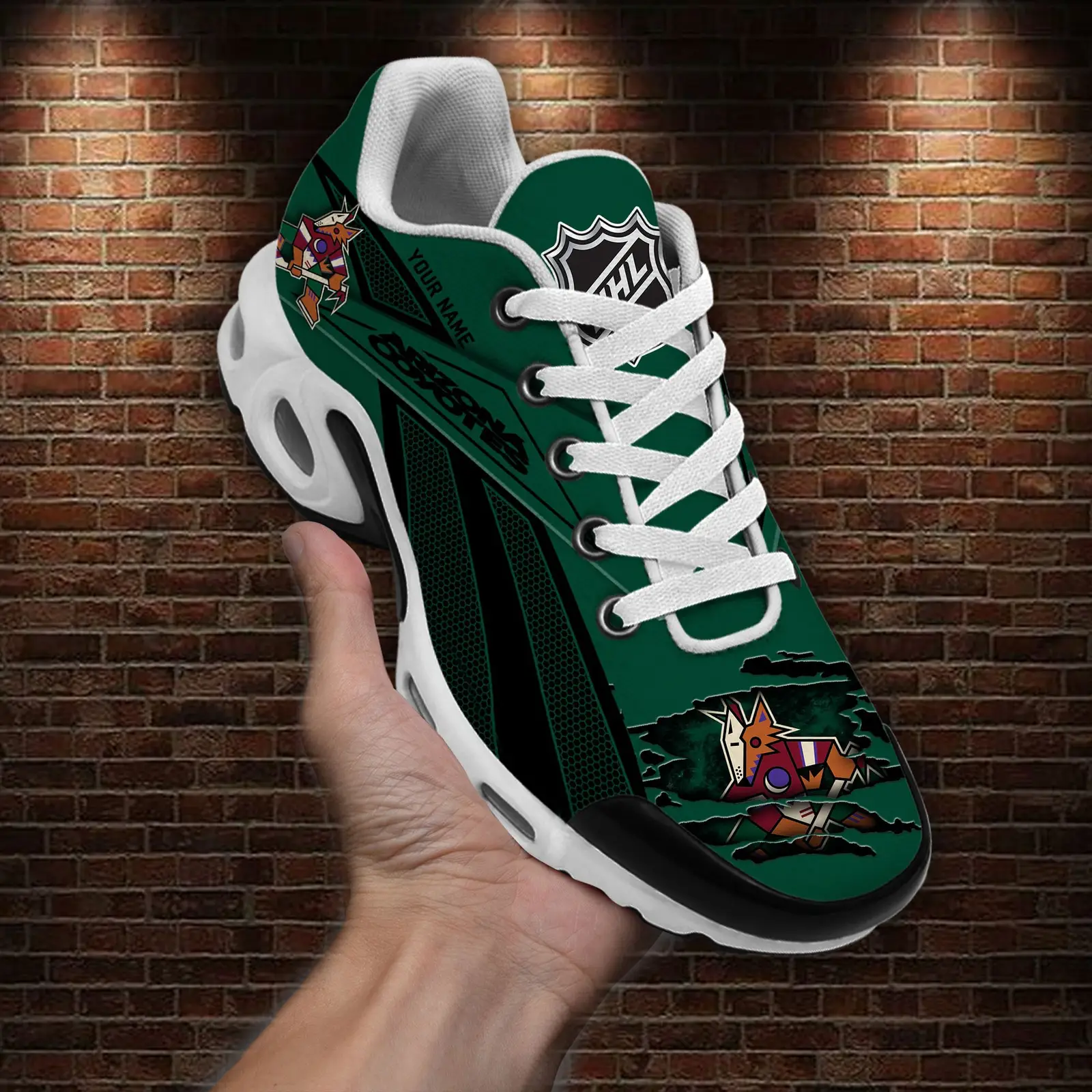 Arizona Coyotes Air Max Plus Shoes Sneakers For Men And Women Arizona Coyotes Air Max Plus Shoes Sneakers For Men And Women - Image 1