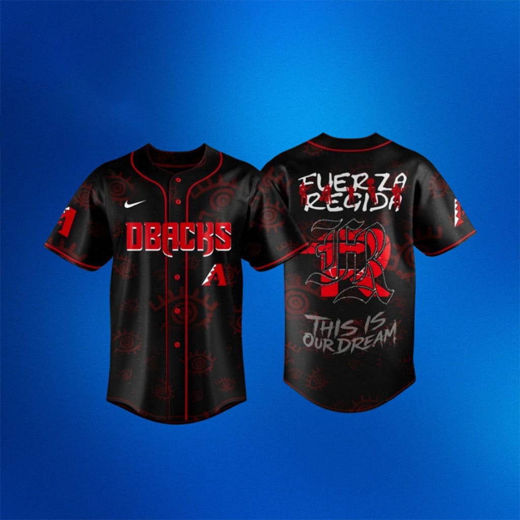 Arizona Diamondbacks X Fuerza Regida This Is Our Dream Stadium Tour 2026 Jersey Fan Merch