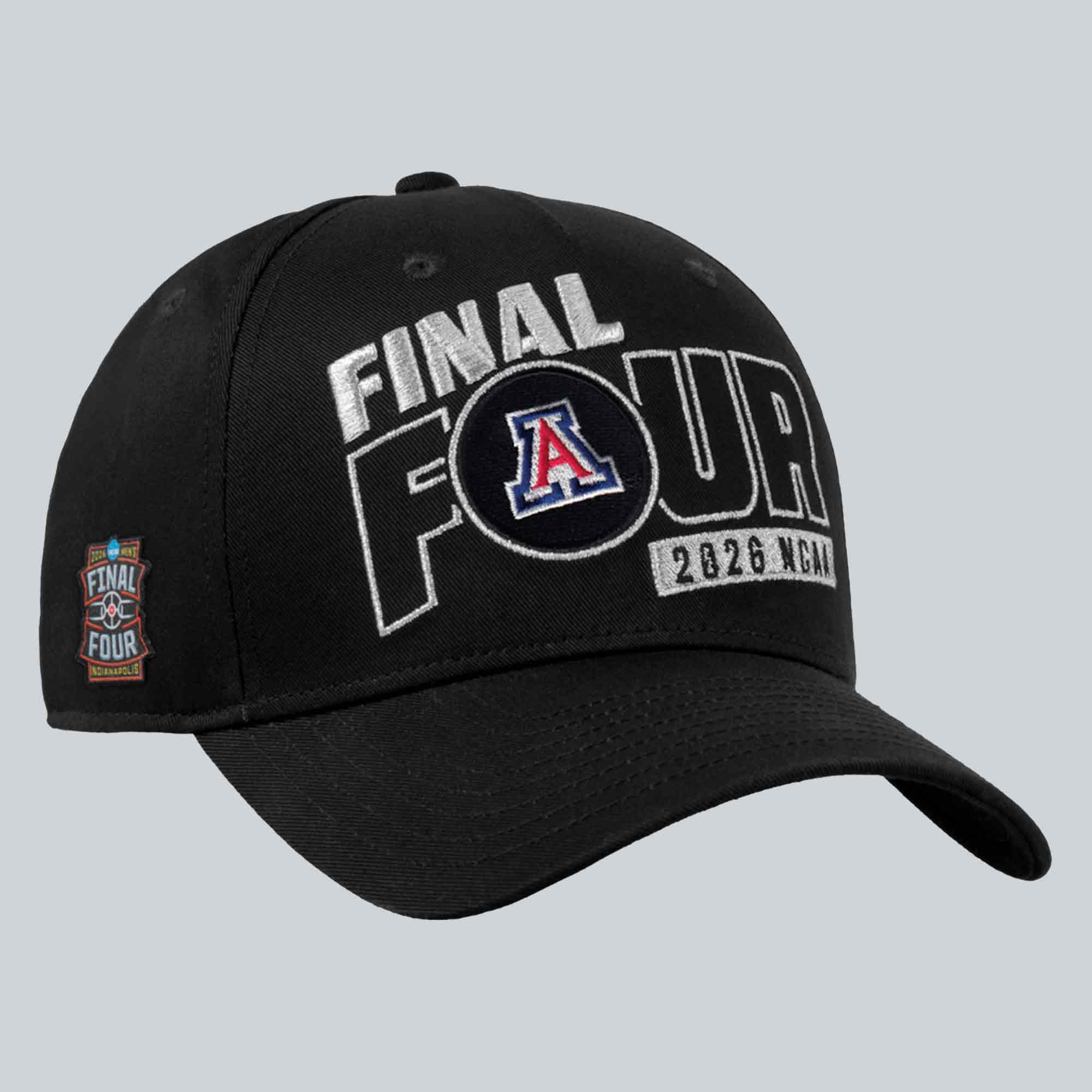 Arizona Wildcats 2026 NCAA Men's Basketball Tournament March Madness Final Four Locker Room Hat Embroidered