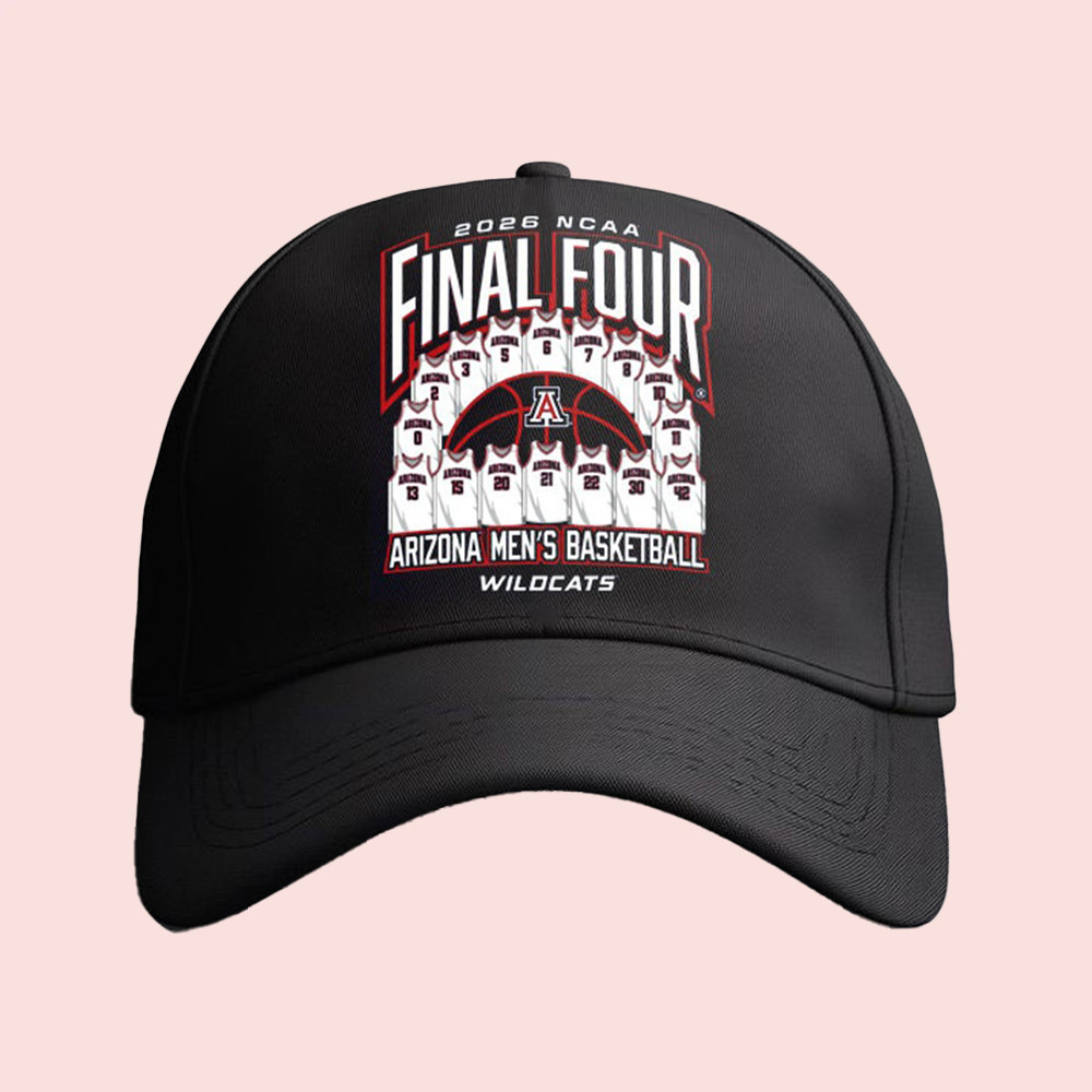 Arizona Wildcats Mens Basketball 2026 Hat NCAA Final Four Cap Gifts For Men