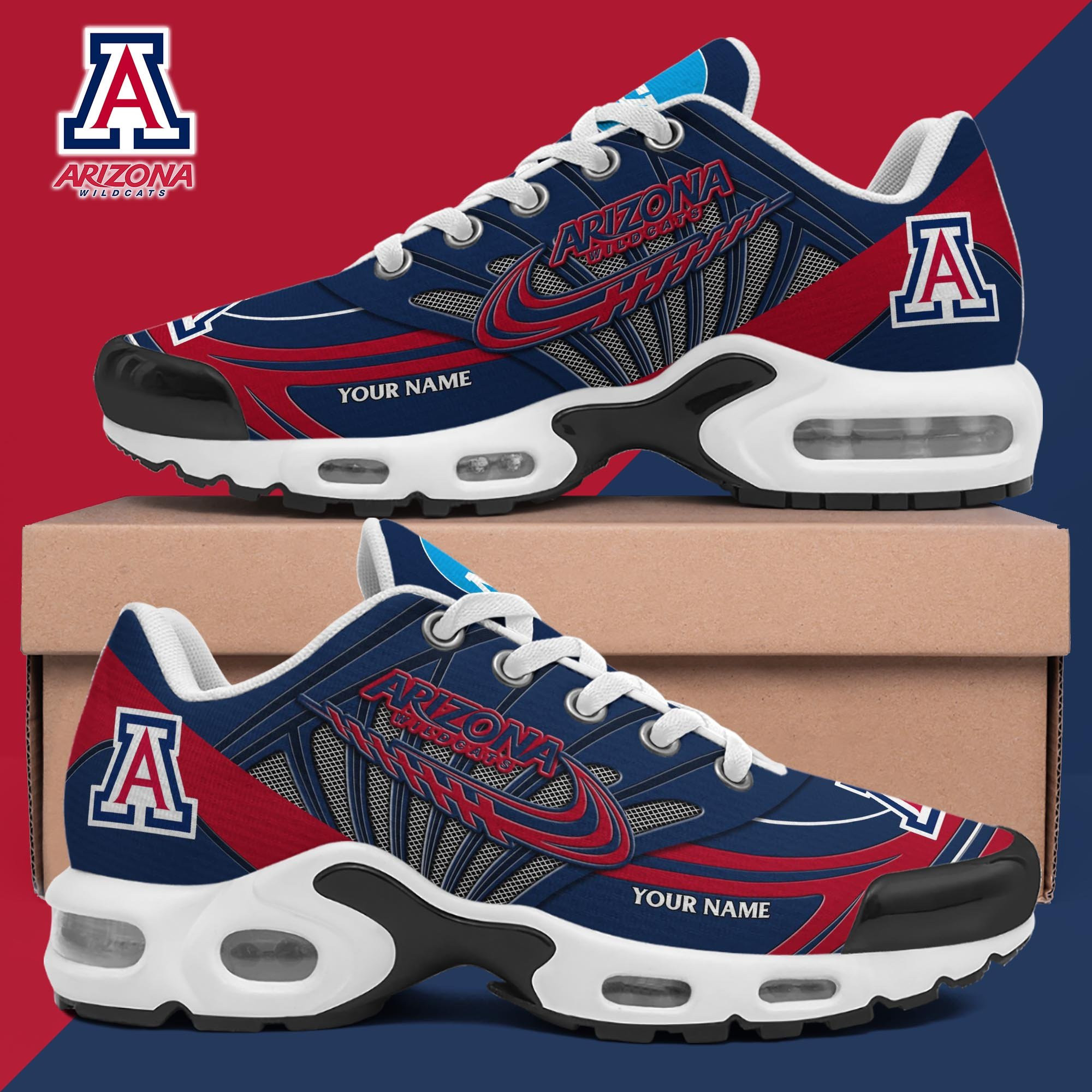 Arizona Wildcats Shoes 2025 Version Custom Your Name 594 Arizona Wildcats Shoes 2025 Version Custom Your Name 594 - Image 1