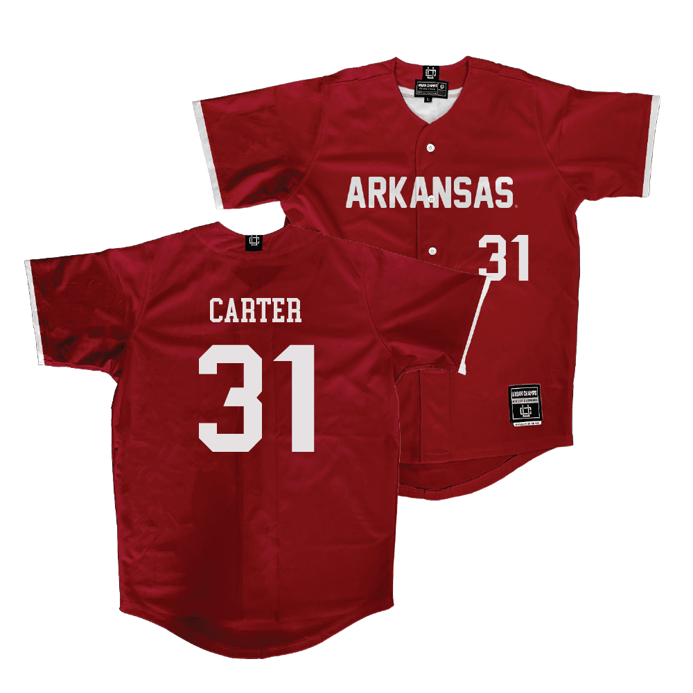 Arkansas Baseball Cardinal Jersey - Dylan Carter | #31