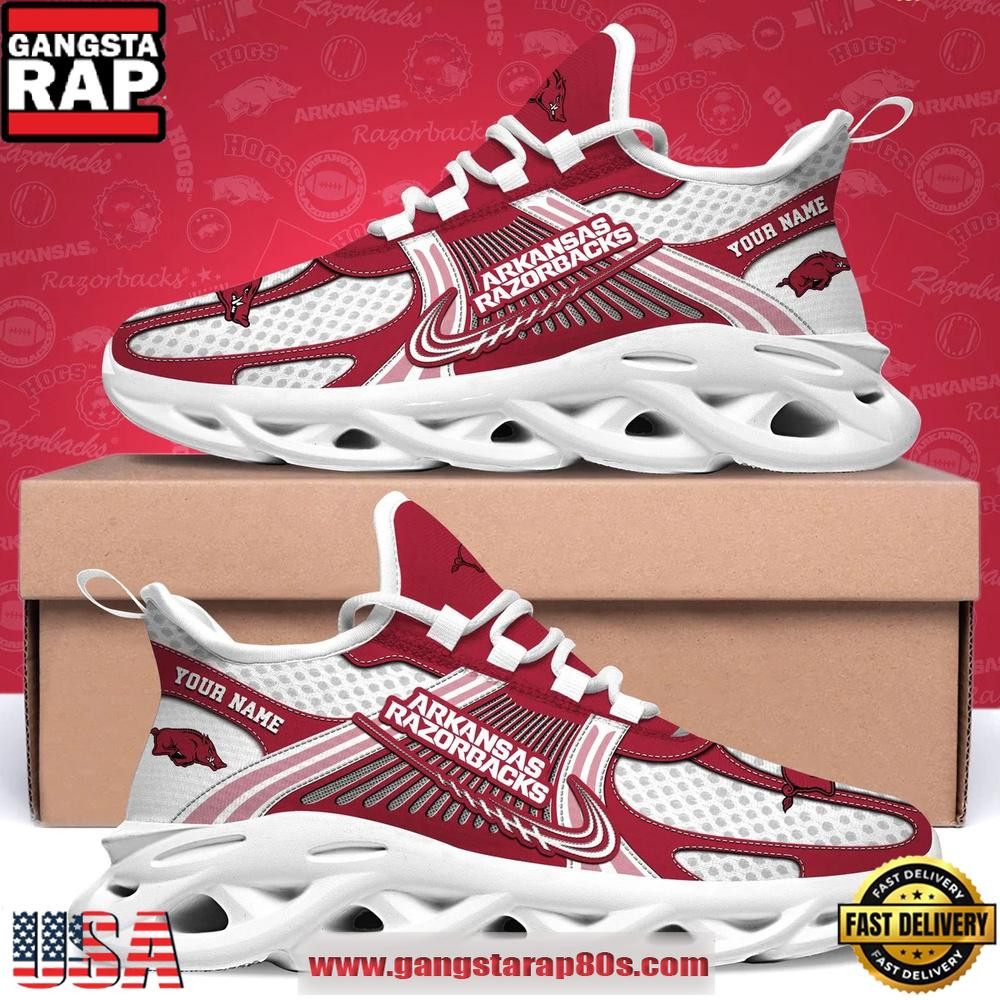 Arkansas Razorbacks Custom Name Clunky Air Max Shoes Air Cushion Sneakers