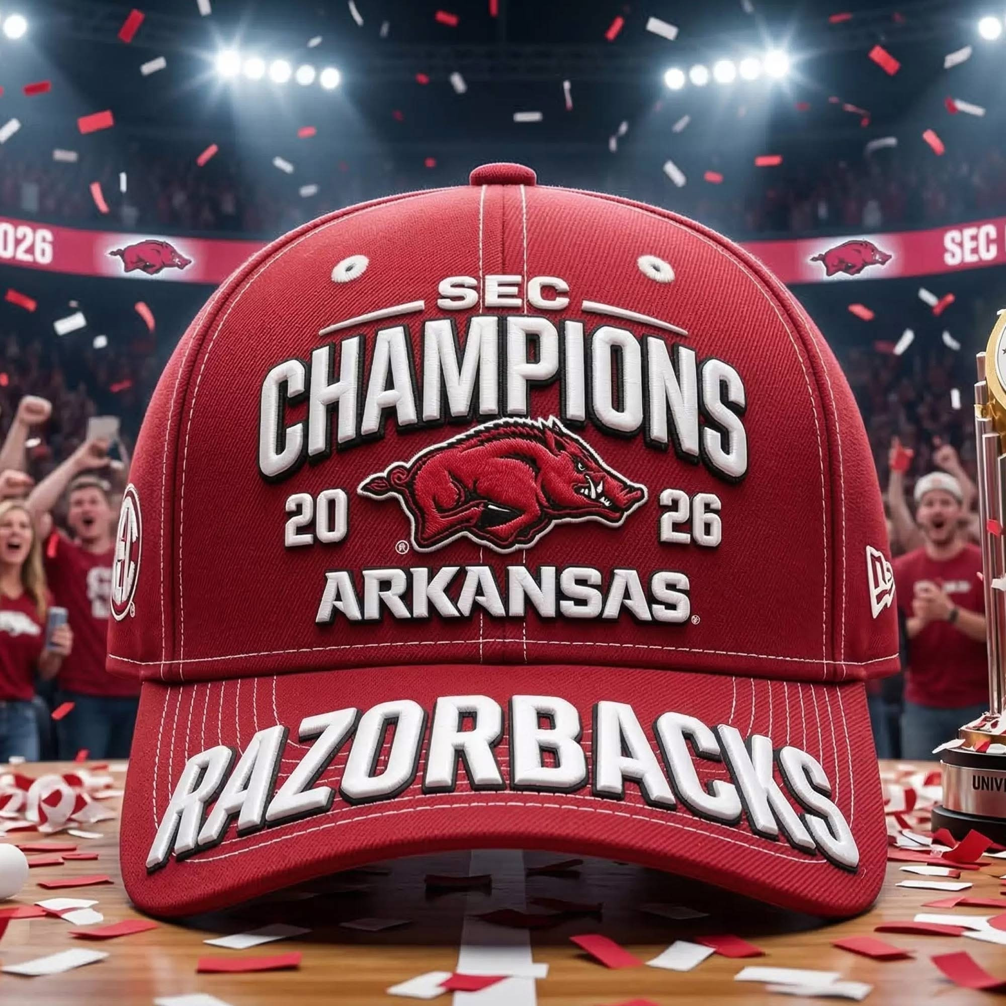 Arkansas Razorbacks Hat Champions 2026 Arkansas Razorbacks Cap Gift For Him
