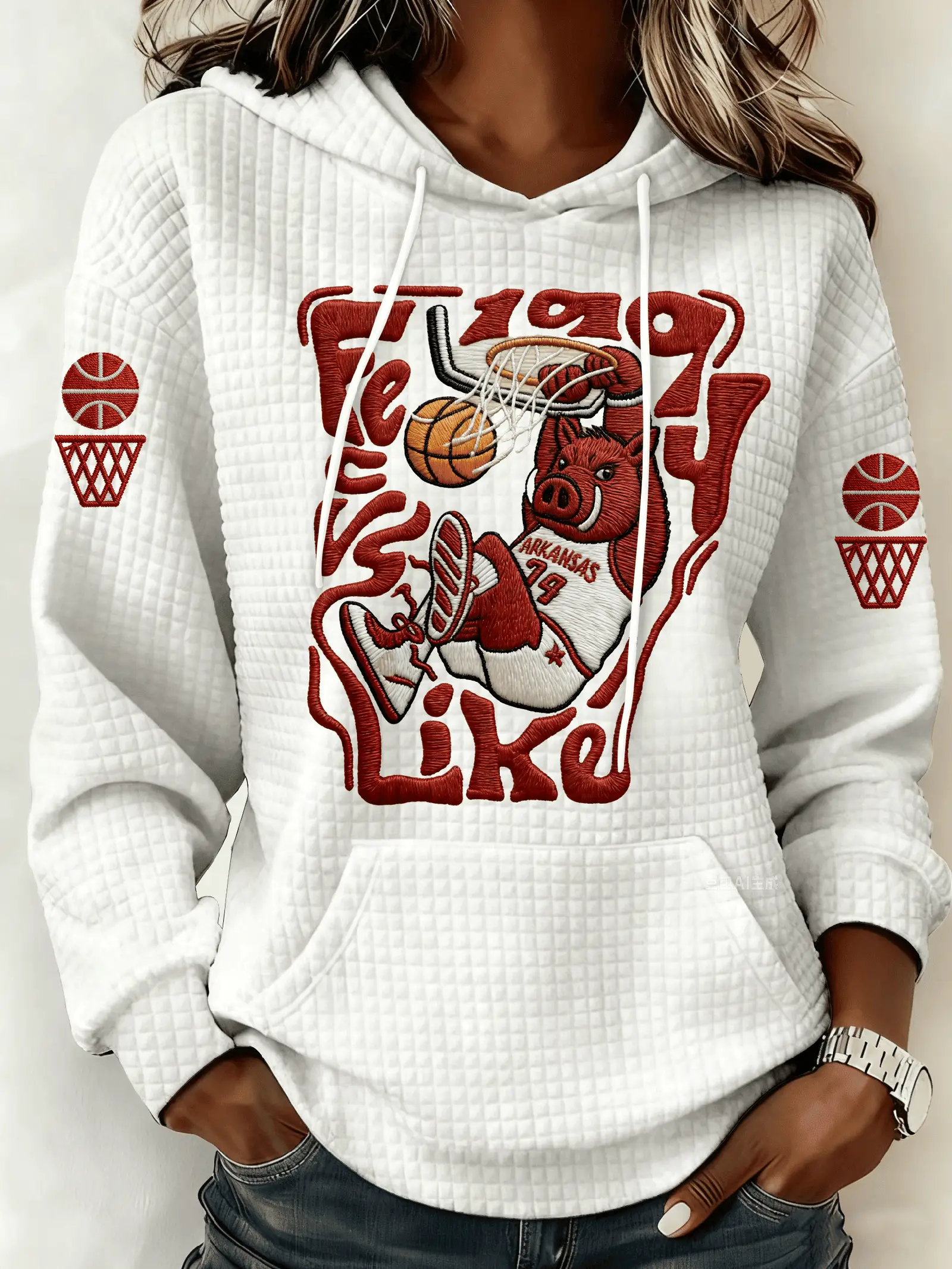 Arkansas Razorbacks Merch Game Day Hooded Sweatshirt The Hogs Present Ideas