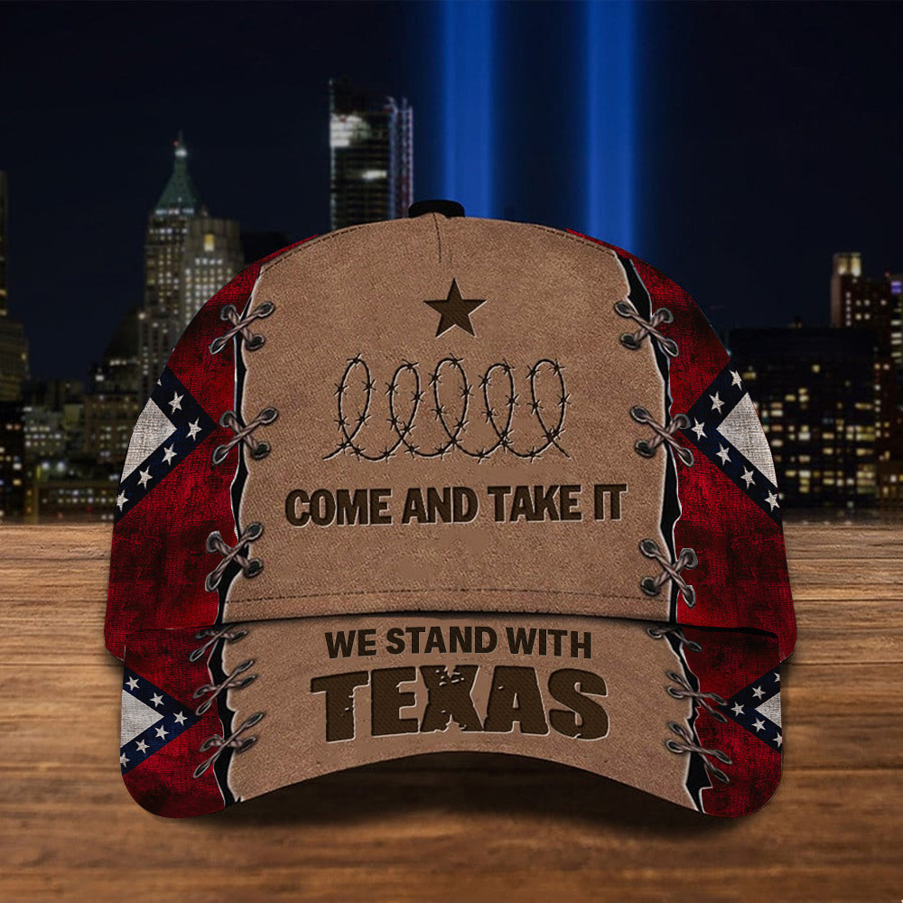 Arkansas We Stand With Texas Hat Come And Take It Razor Wire Hat Vintage Merch Arkansas We Stand With Texas Hat Come And Take It Razor Wire Hat Vintage Merch - Image 1