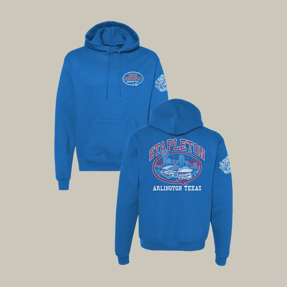 Arlington Stadium Series Hoodie Chris Stapleton Hooded Sweatshirt Fan Gift Arlington Stadium Series Hoodie Chris Stapleton Hooded Sweatshirt Fan Gift - Image 1