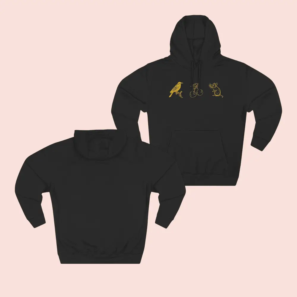 Armchair Expert Merch Crow Cherry Mouse Hoodie Black Armchair Expert Clothing Fan Gifts