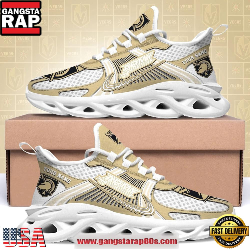 Army Black Knights Custom Name Clunky Sneaker Max Soul Shoes