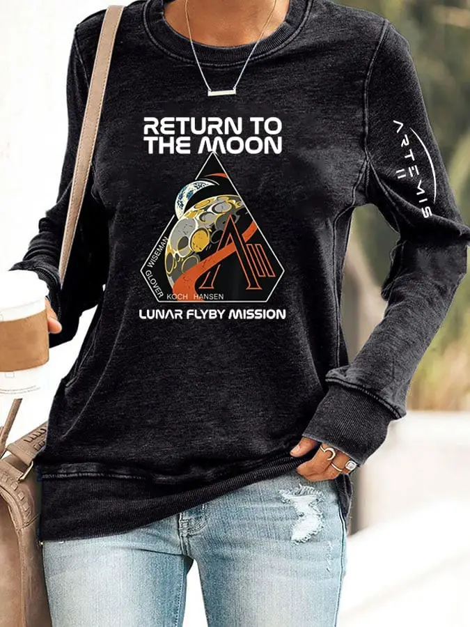 Artemis 2 Mission Sweatshirt NASA Artemis II Merch Best Mothers Day Gift