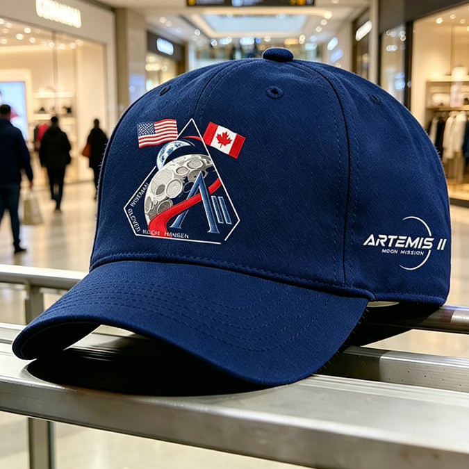 Artemis II 2026 Rocket Launch Hat Modern NASA Graphic Baseball Cap Present For Him Artemis II 2026 Rocket Launch Hat Modern NASA Graphic Baseball Cap Present For Him - Image 1